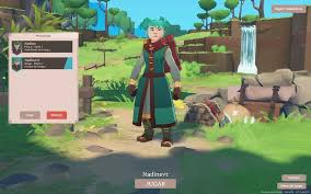Farever Beginner Guide character selection screen with a player class preview